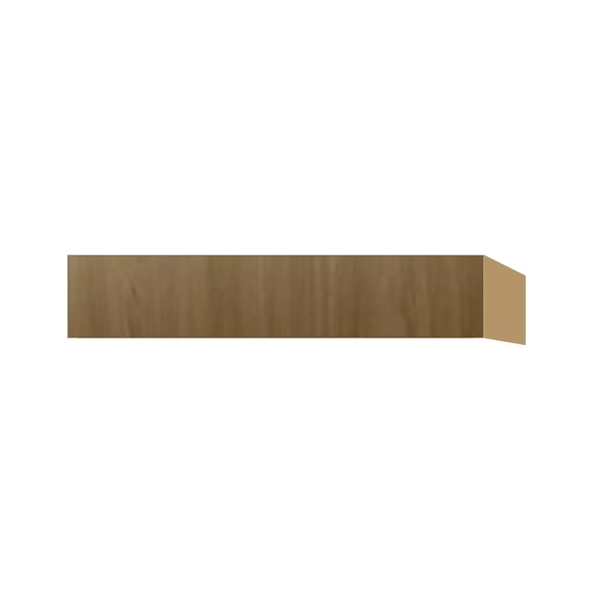 Contemporary vanity knee drawer cabinet, Barcelona Dark Oak door, P-Box (Prestige)