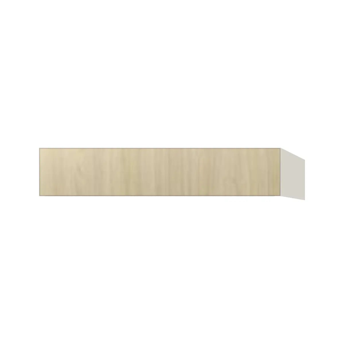 Contemporary vanity knee drawer cabinet, Barcelona Light Oak door, L-Box (Luxury)