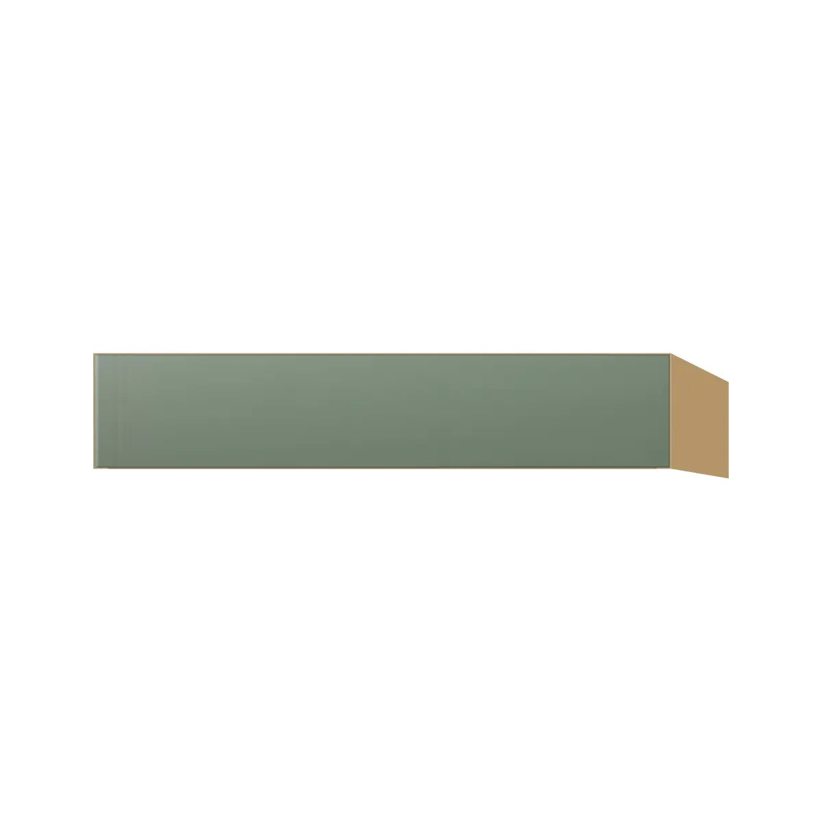 Contemporary vanity knee drawer cabinet, Bean Paste Green door, P-Box (Prestige)