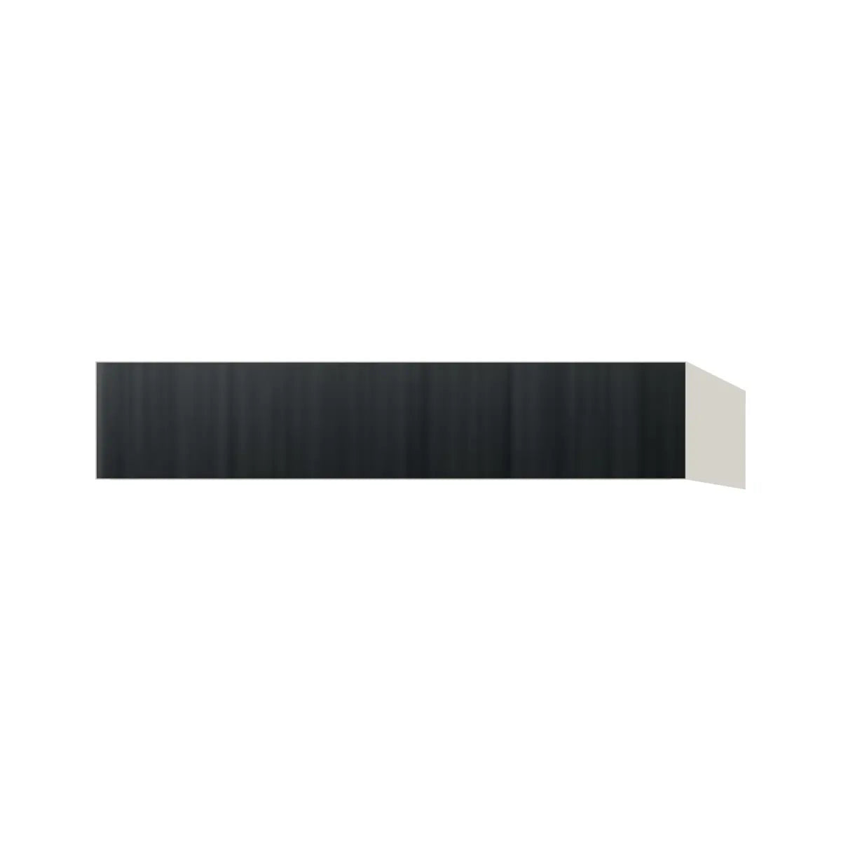 Contemporary vanity knee drawer cabinet, Black Grain door, L-Box (Luxury)