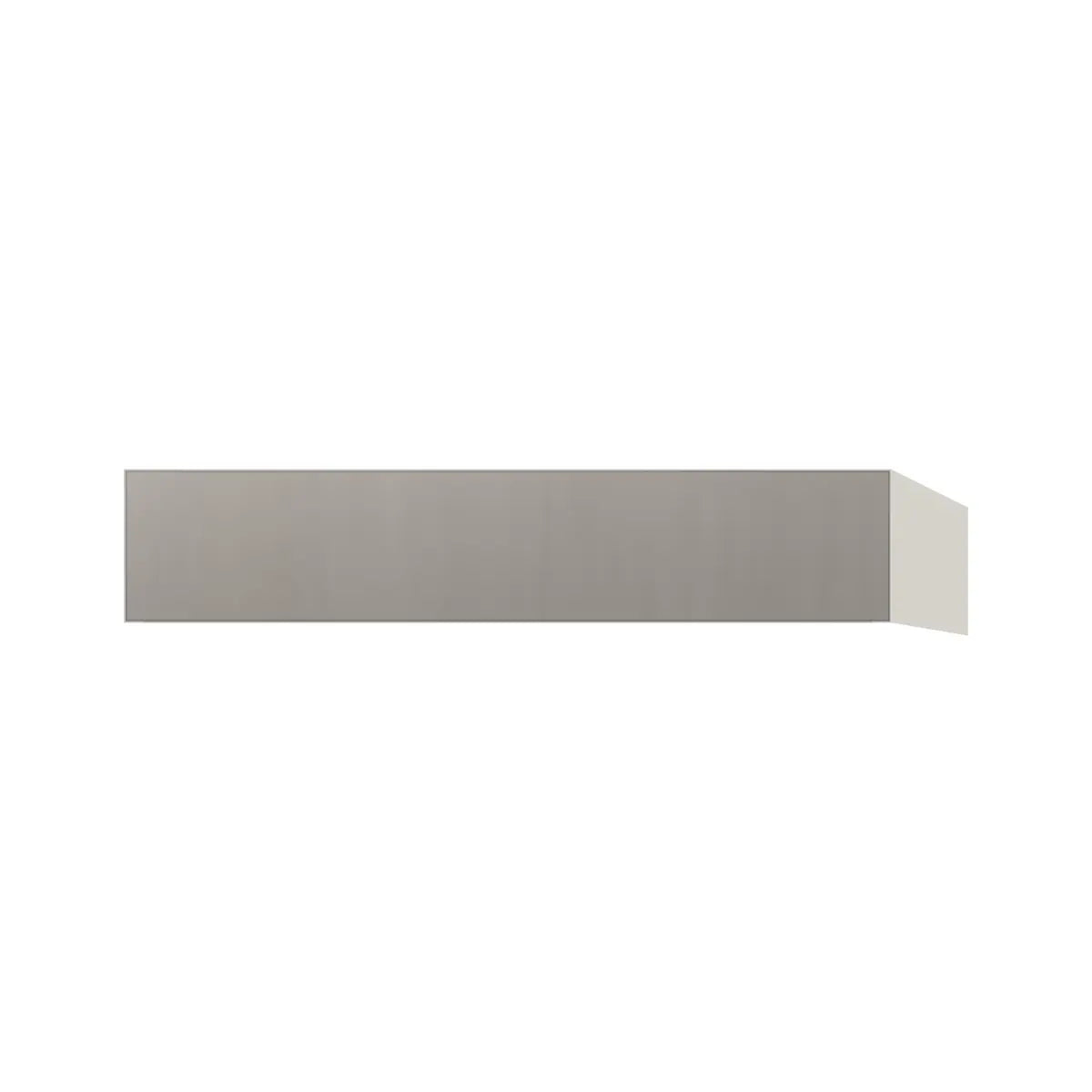 Contemporary vanity knee drawer cabinet, Fog Oak door, L-Box (Luxury)