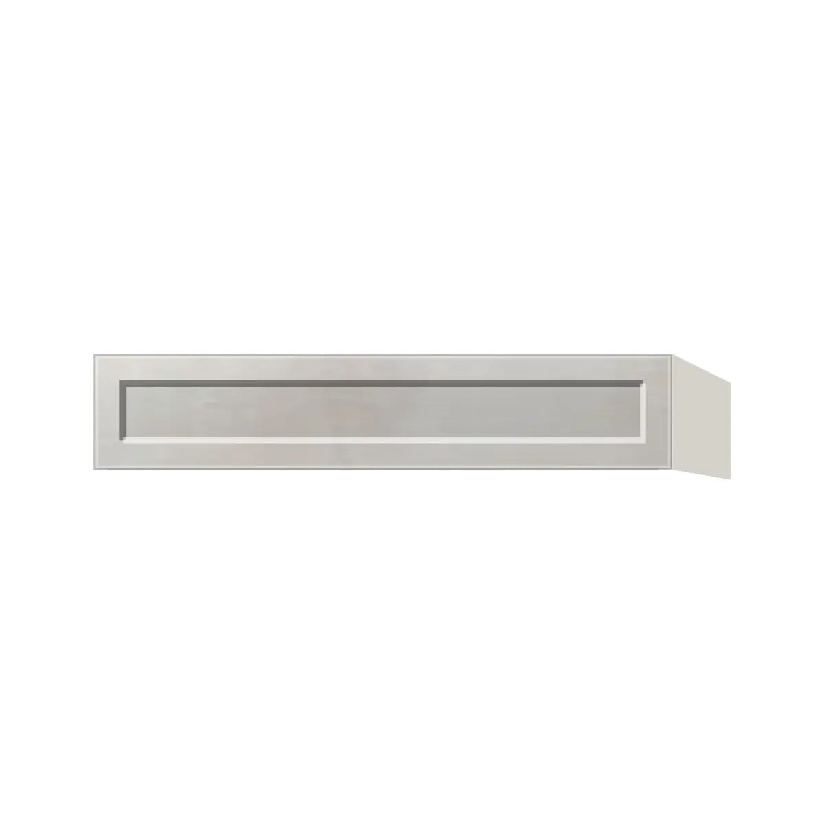 Contemporary vanity knee drawer cabinet, Genesis Sliced Oak door, L-Box (Luxury)