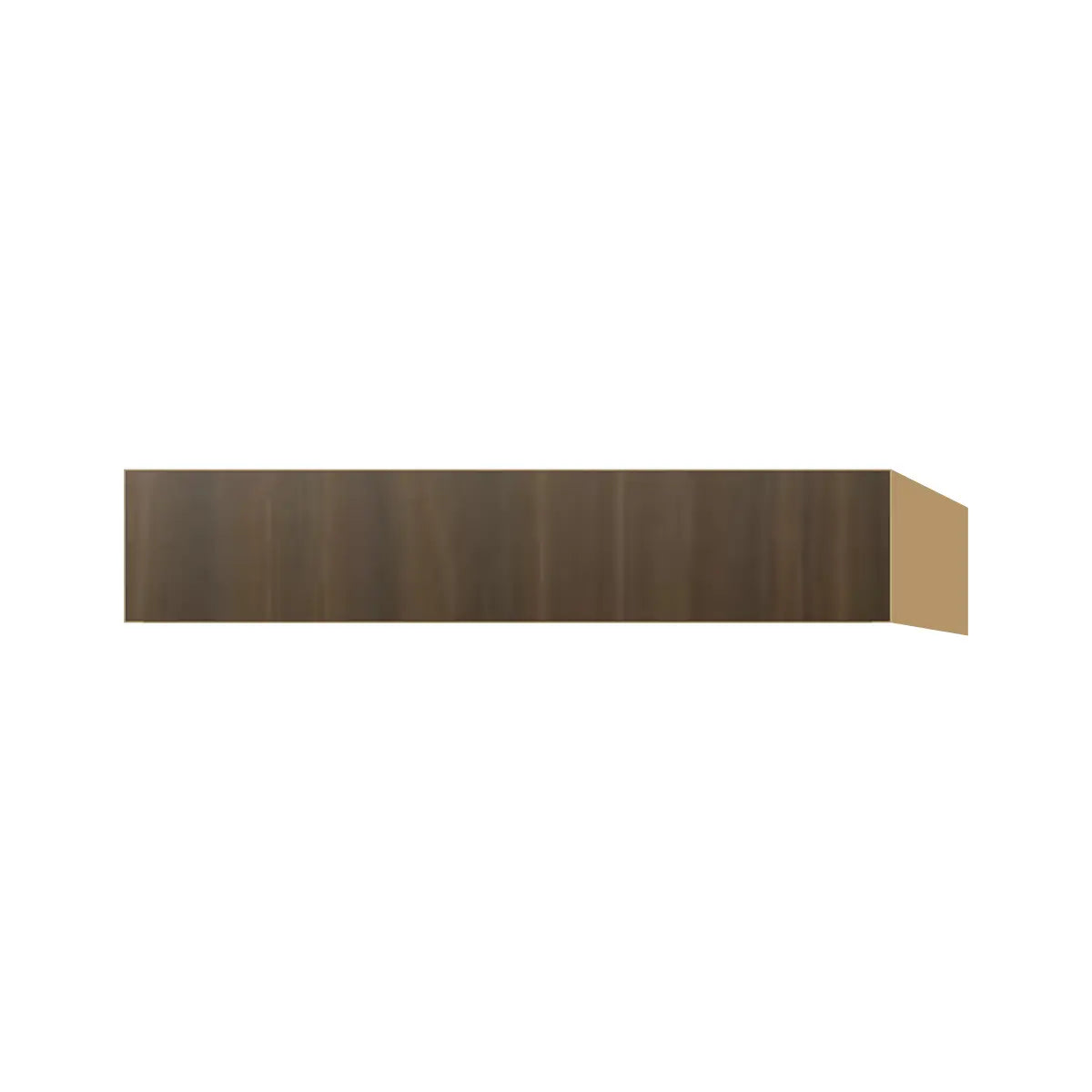Contemporary vanity knee drawer cabinet, Golden Shadow door, P-Box (Prestige)