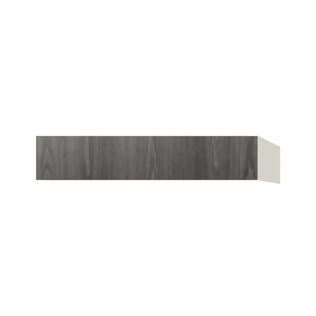 Contemporary vanity knee drawer cabinet, Indian Light Walnut door, L-Box (Luxury)