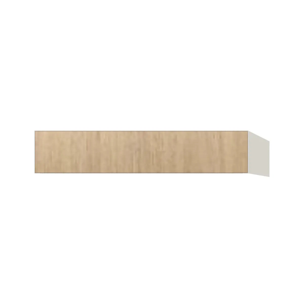 Contemporary vanity knee drawer cabinet, Modern Oak door, L-Box (Luxury)
