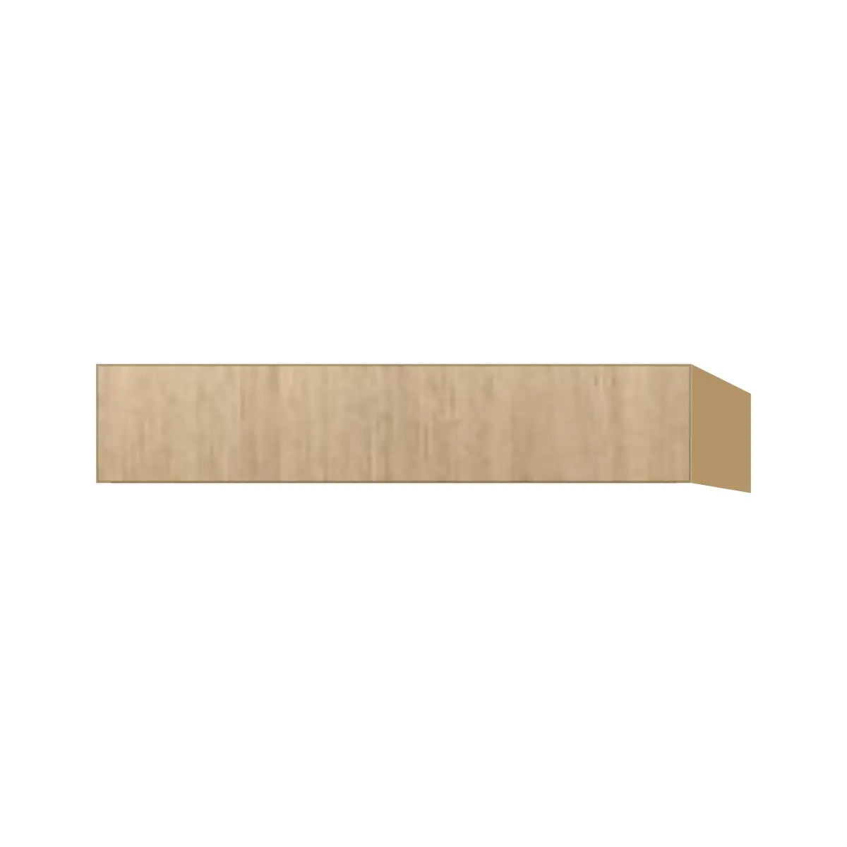 Contemporary vanity knee drawer cabinet, Modern Oak door, P-Box (Prestige)