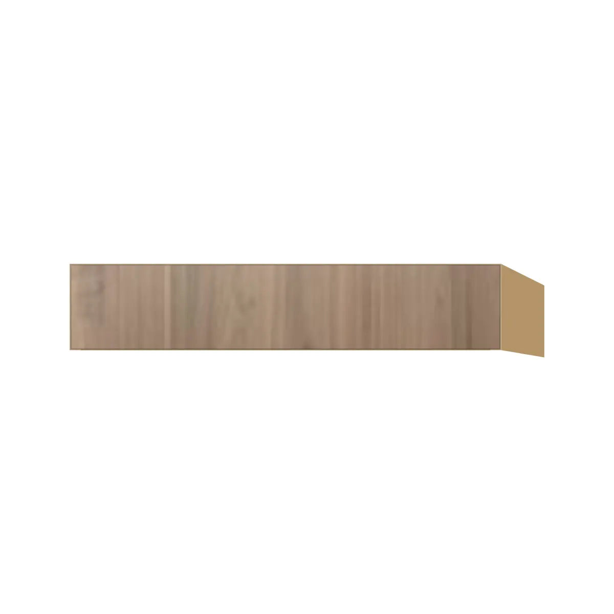 Contemporary vanity knee drawer cabinet, Moonnut door, P-Box (Prestige)