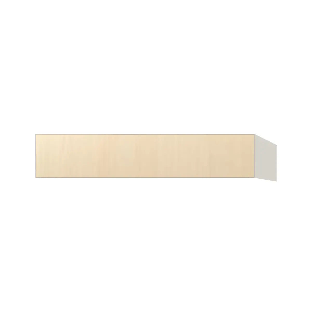 Contemporary vanity knee drawer cabinet, Riva Oak door, L-Box (Luxury)