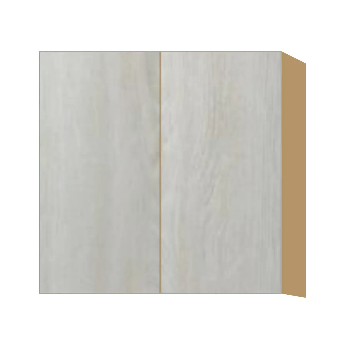 Contemporary 30" tall wall double door cabinet, Artisan White Oak door, P-Box (Prestige)