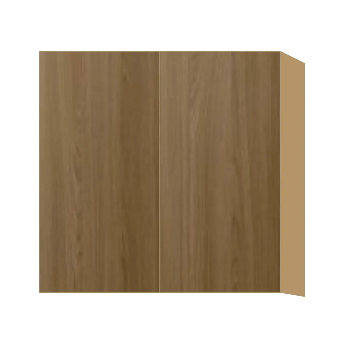Contemporary 30" tall wall double door cabinet, Barcelona Dark Oak door, P-Box (Prestige)