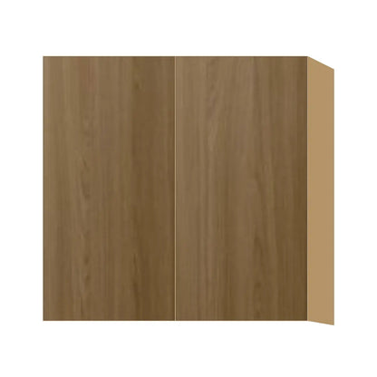Contemporary 30" tall wall double door cabinet, Barcelona Dark Oak door, P-Box (Prestige)