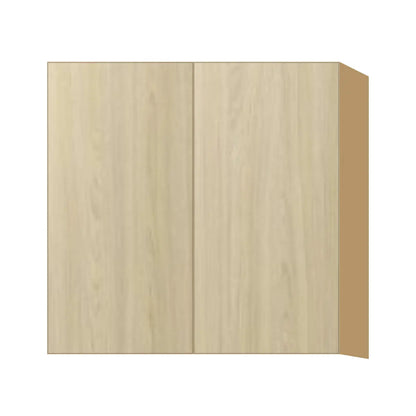 Contemporary 30" tall wall double door cabinet, Barcelona Light Oak door, P-Box (Prestige)