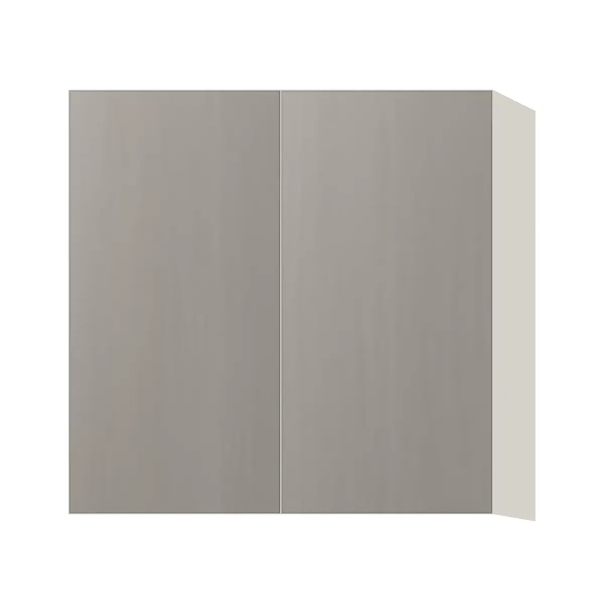 Contemporary 30" tall wall double door cabinet, Fog Oak door, L-Box (Luxury)