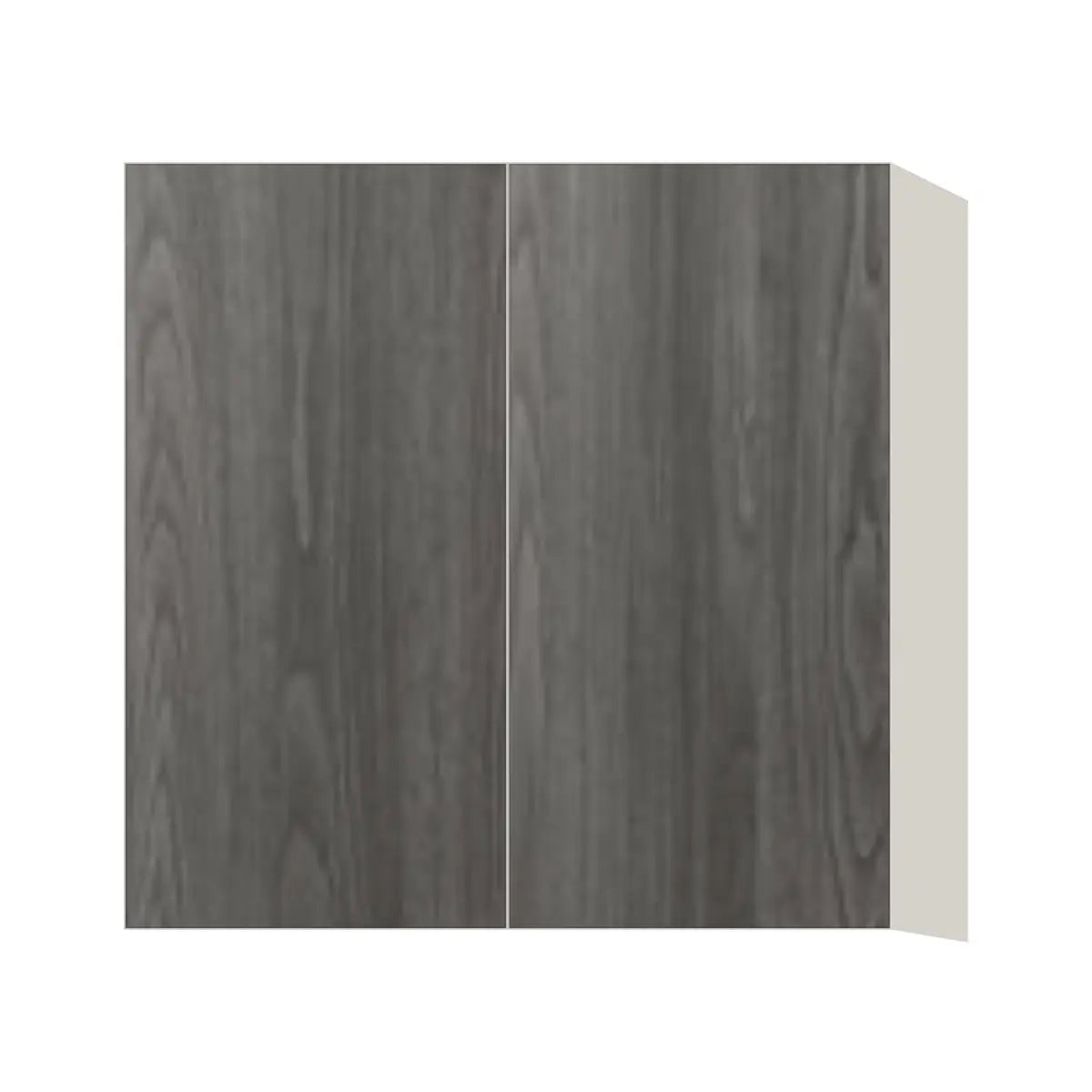 Contemporary 30" tall wall double door cabinet, Indian Light Walnut door, L-Box (Luxury)