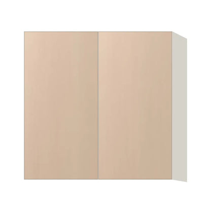 Contemporary 30" tall wall double door cabinet, Maine Oak door, L-Box (Luxury)