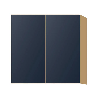 Contemporary 30" tall wall double door cabinet, Matte Blue door, P-Box (Prestige)
