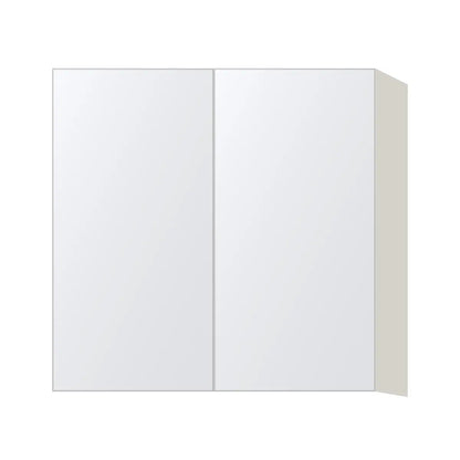 Contemporary 30" tall wall double door cabinet, Matte White door, L-Box (Luxury)