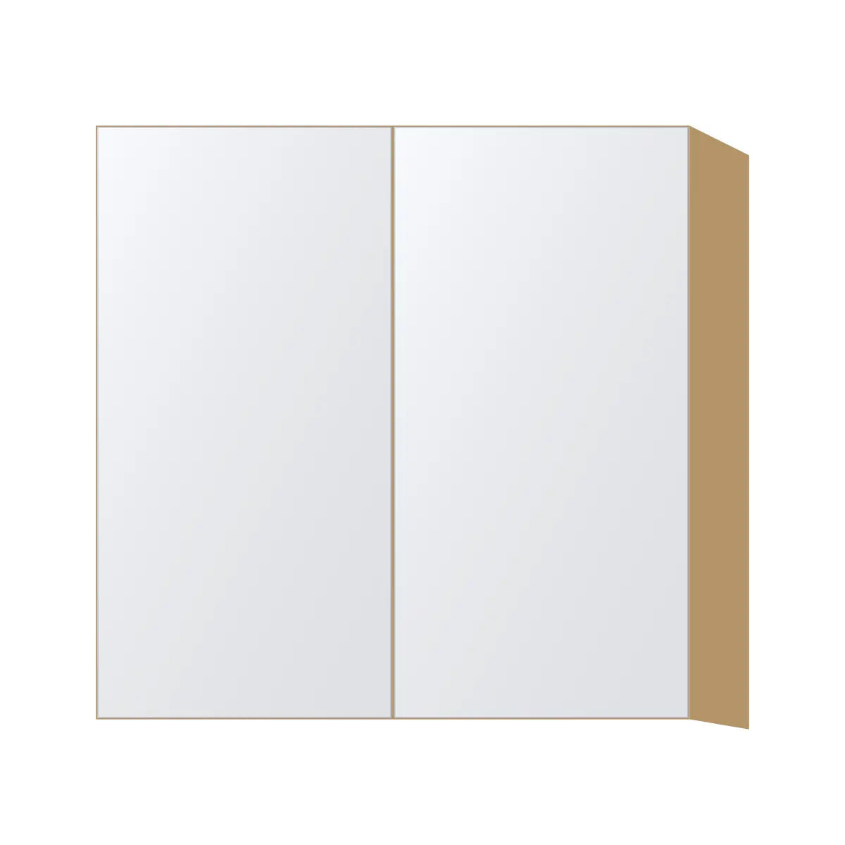 Contemporary 30" tall wall double door cabinet, Matte White door, P-Box (Prestige)