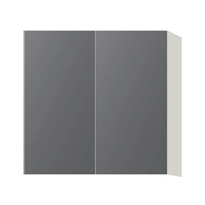 Contemporary 30" tall wall double door cabinet, Prime Matte Grey door, L-Box (Luxury)