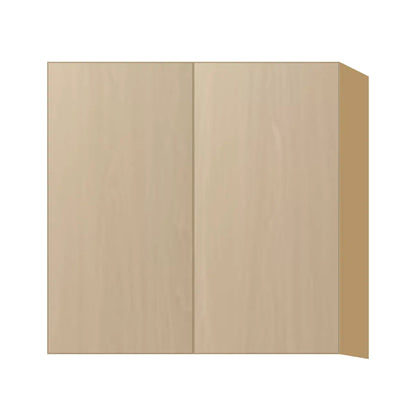 Contemporary 30" tall wall double door cabinet, Swiss Walnut door, P-Box (Prestige)