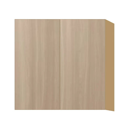 Contemporary 30" tall wall double door cabinet, Vanilla Oak door, P-Box (Prestige)