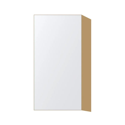 Contemporary 30" tall wall single door cabinet, Matte White door, P-Box (Prestige)