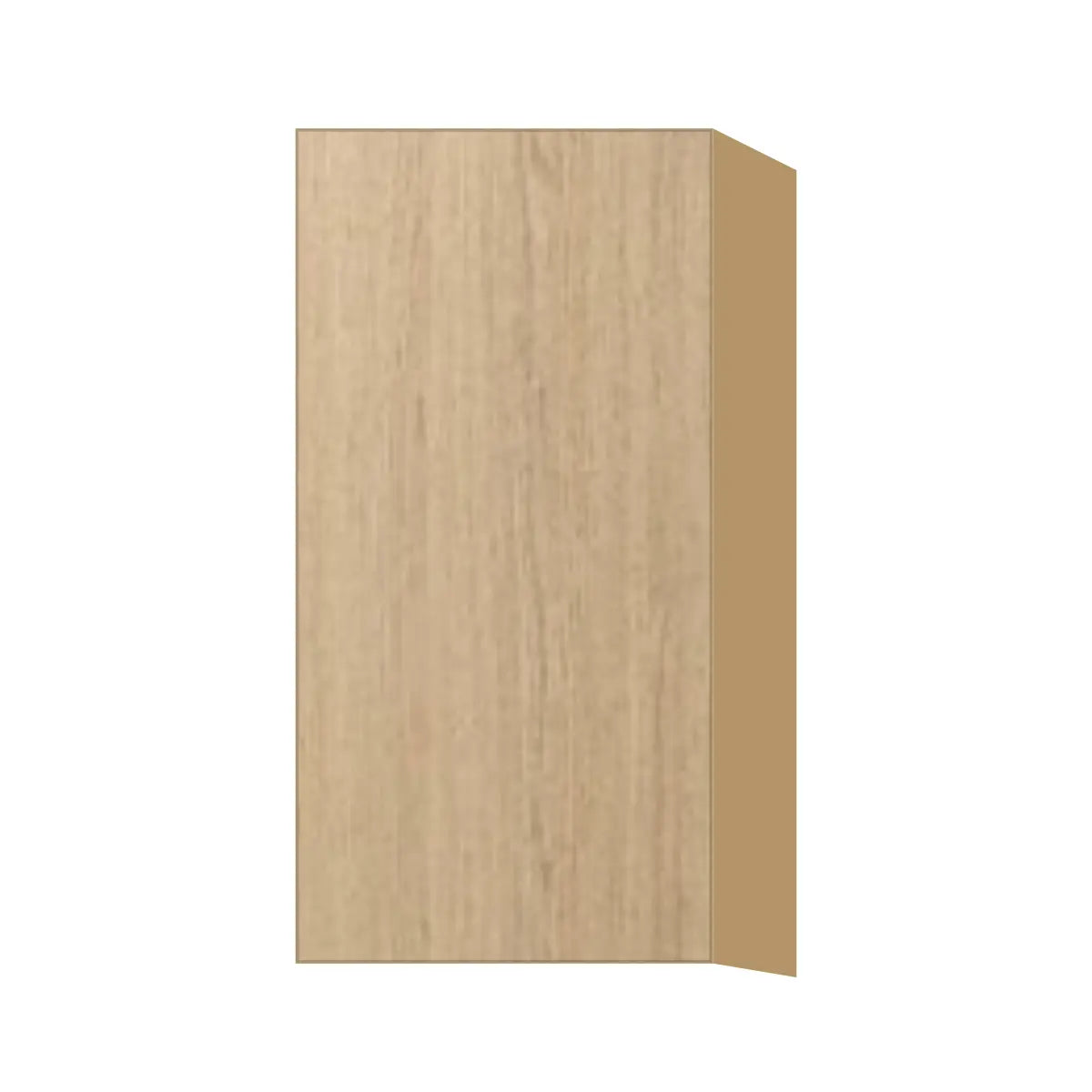 Contemporary 30" tall wall single door cabinet, Modern Oak door, P-Box (Prestige)