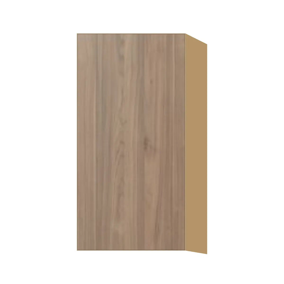 Contemporary 30" tall wall single door cabinet, Moonnut door, P-Box (Prestige)