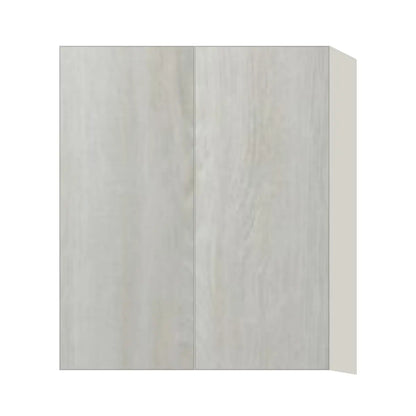 Contemporary 36" tall wall double door cabinet, Artisan White Oak door, L-Box (Luxury)
