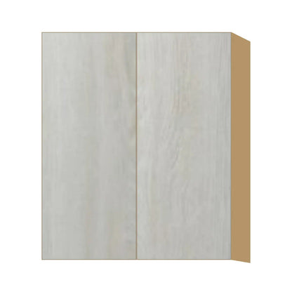 Contemporary 36" tall wall double door cabinet, Artisan White Oak door, P-Box (Prestige)