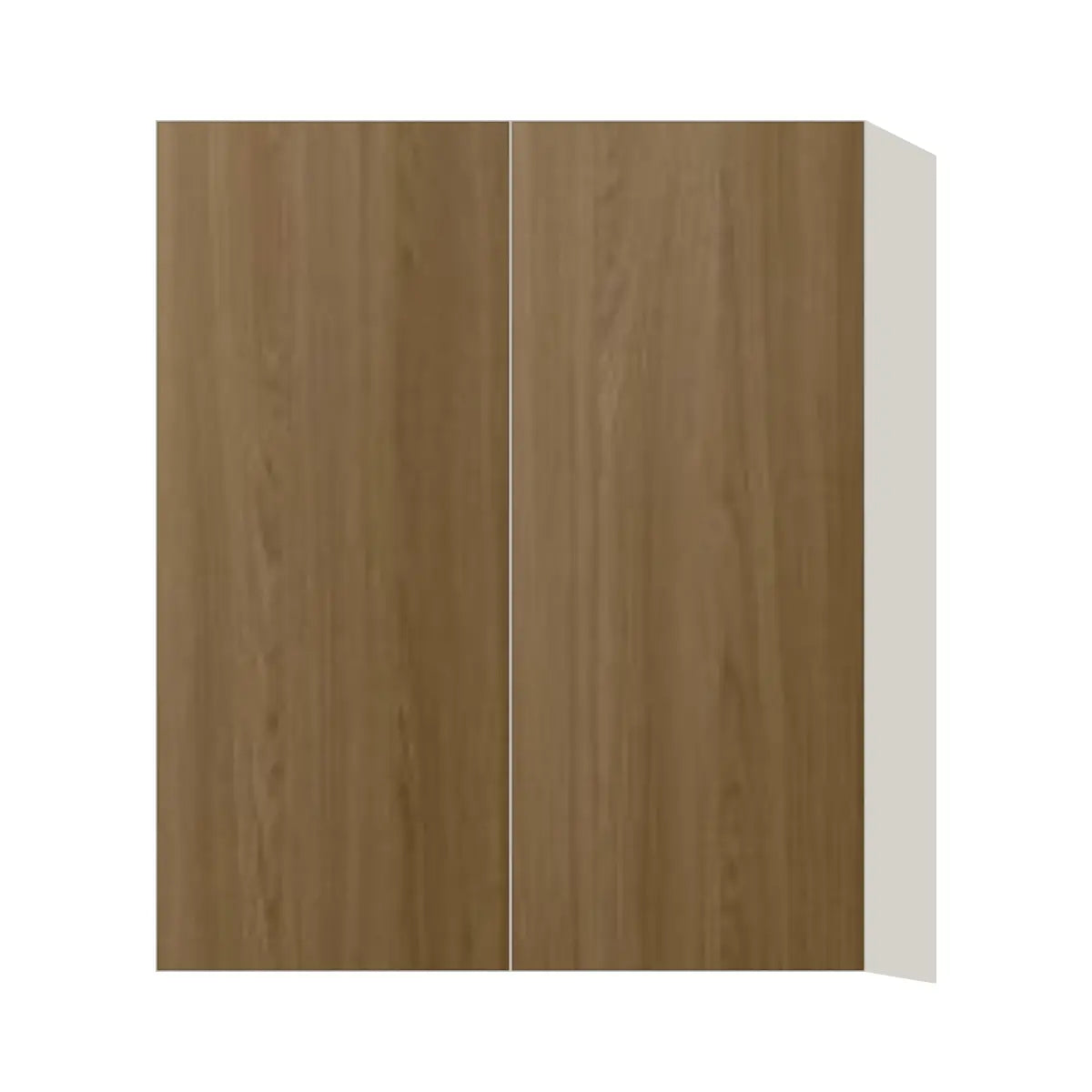 Contemporary 36" tall wall double door cabinet, Barcelona Dark Oak door, L-Box (Luxury)