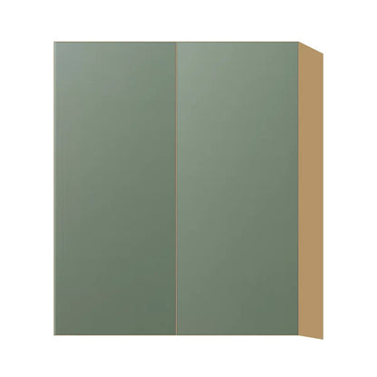 Contemporary 36" tall wall double door cabinet, Bean Paste Green door, P-Box (Prestige)