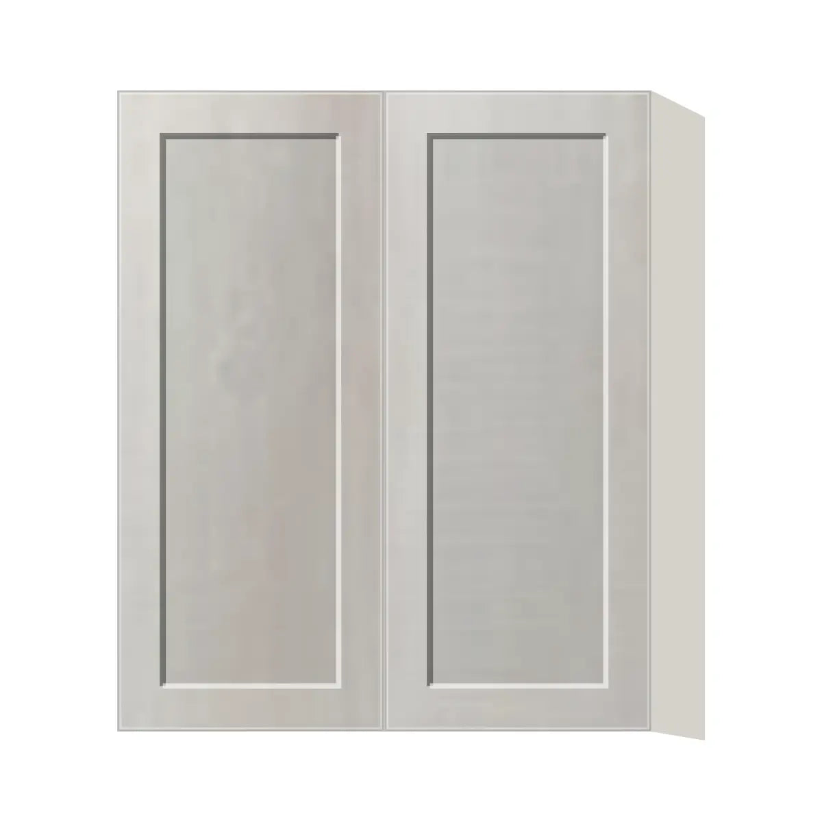 Contemporary 36" tall wall double door cabinet, Genesis Sliced Oak door, L-Box (Luxury)