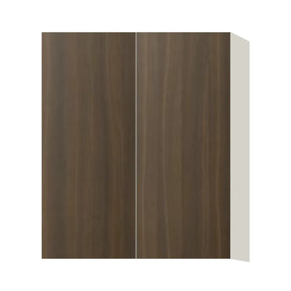 Contemporary 36" tall wall double door cabinet, Golden Shadow door, L-Box (Luxury)