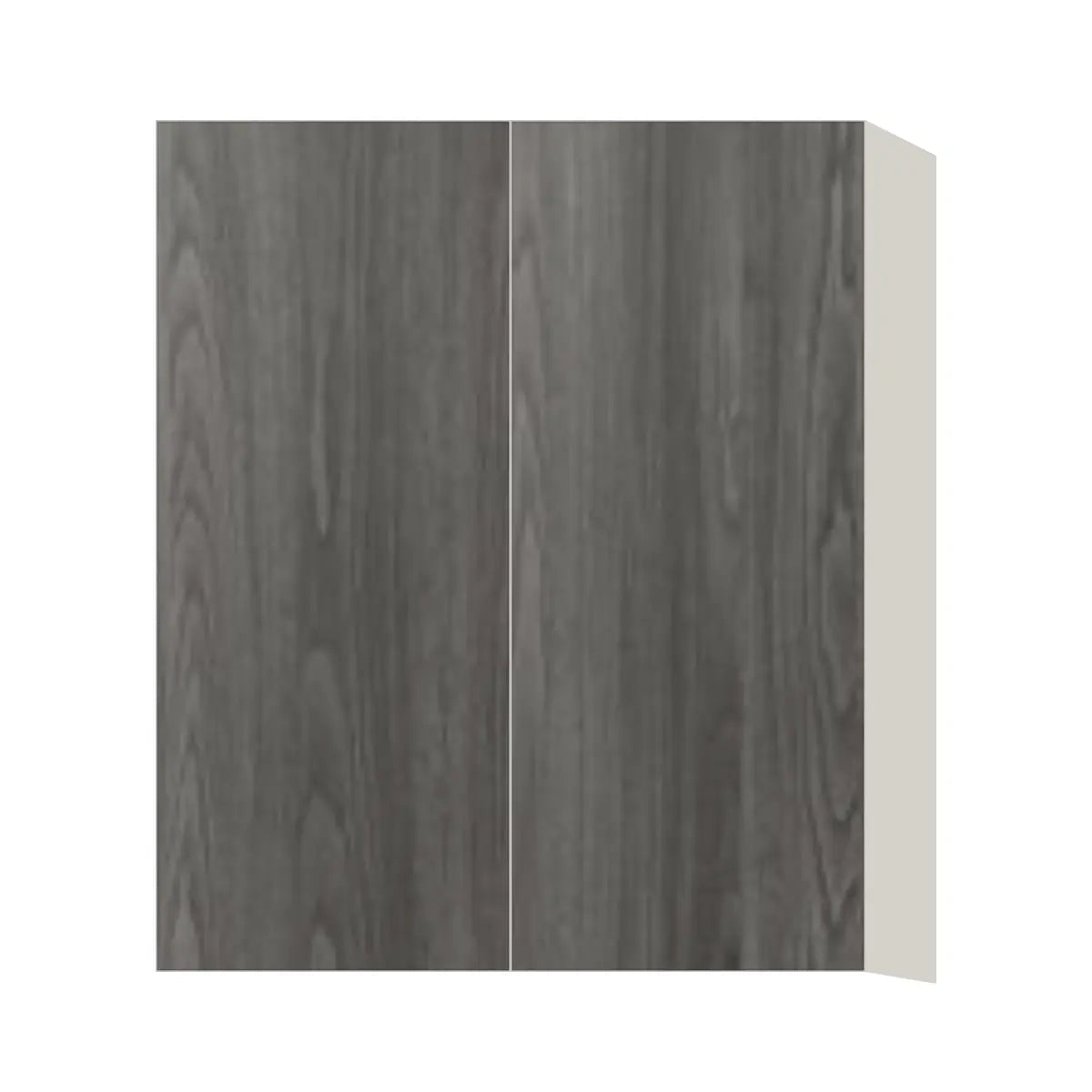 Contemporary 36" tall wall double door cabinet, Indian Light Walnut door, L-Box (Luxury)