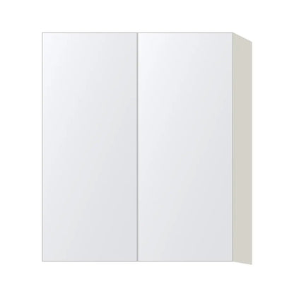 Contemporary 36" tall wall double door cabinet, Matte White door, L-Box (Luxury)