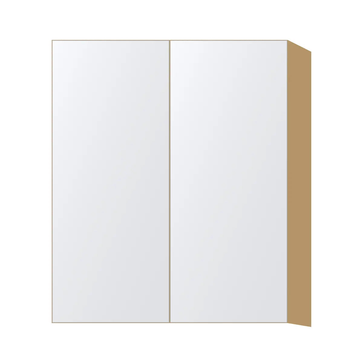 Contemporary 36" tall wall double door cabinet, Matte White door, P-Box (Prestige)
