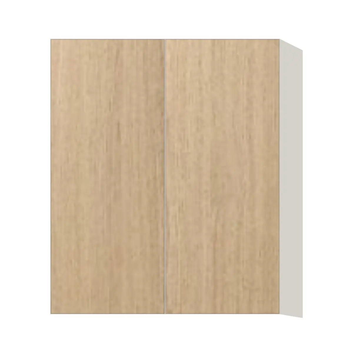 Contemporary 36" tall wall double door cabinet, Modern Oak door, L-Box (Luxury)