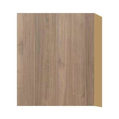 Contemporary 36" tall wall double door cabinet, Moonnut door, P-Box (Prestige)