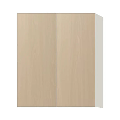 Contemporary 36" tall wall double door cabinet, Swiss Walnut door, L-Box (Luxury)