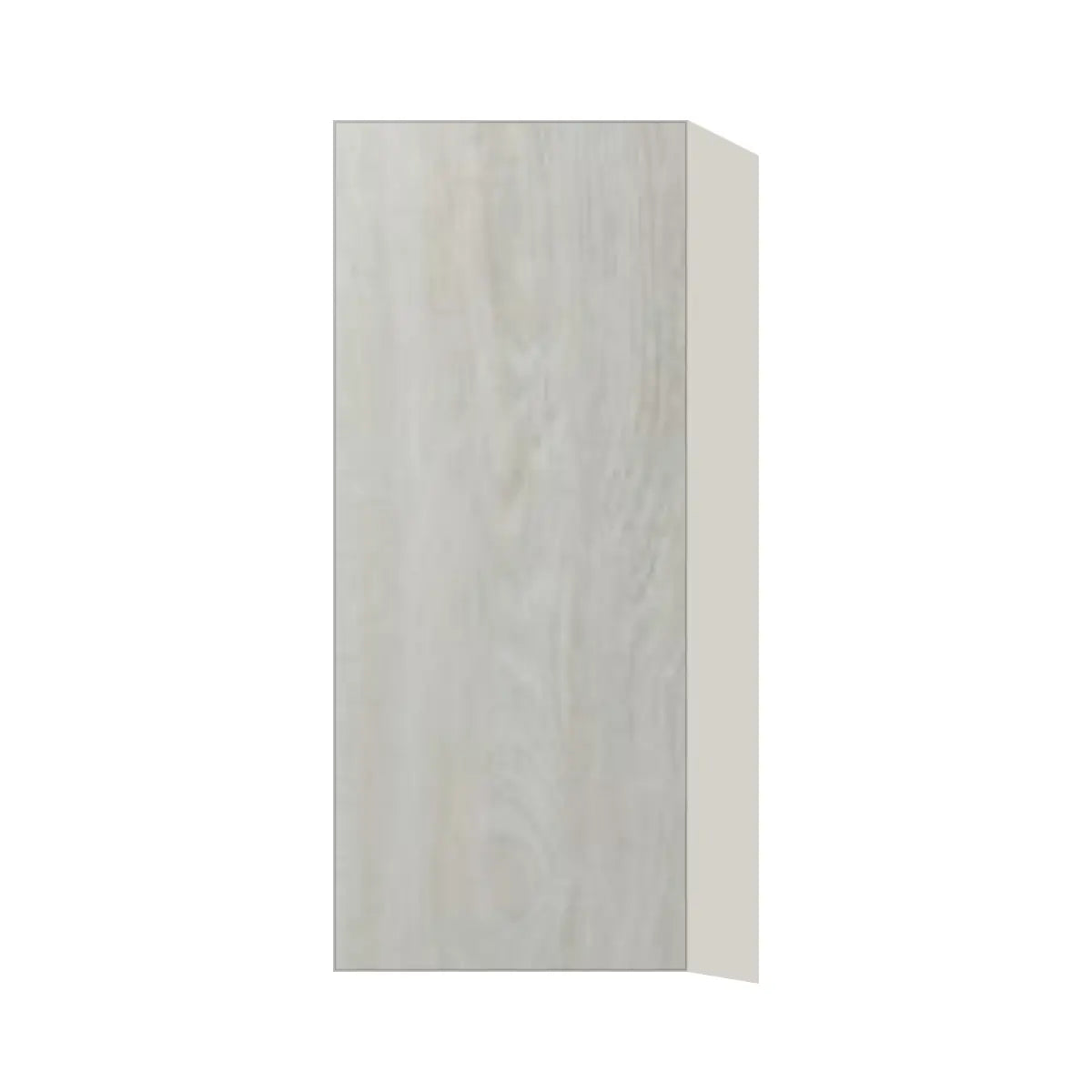 Contemporary 36" tall wall single door cabinet, Artisan White Oak door, L-Box (Luxury)