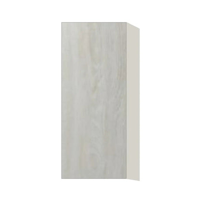 Contemporary 36" tall wall single door cabinet, Artisan White Oak door, L-Box (Luxury)