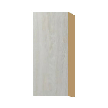 Contemporary 36" tall wall single door cabinet, Artisan White Oak door, P-Box (Prestige)
