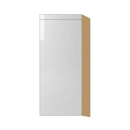 Contemporary 36" tall wall single door cabinet, Glossy White door, P-Box (Prestige)
