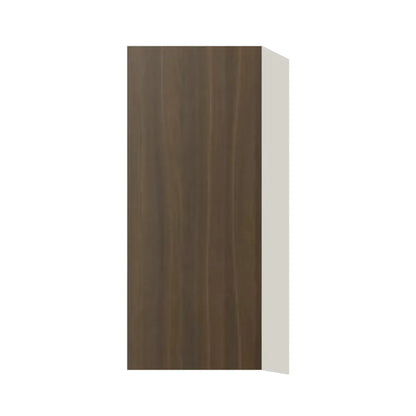 Contemporary 36" tall wall single door cabinet, Golden Shadow door, L-Box (Luxury)