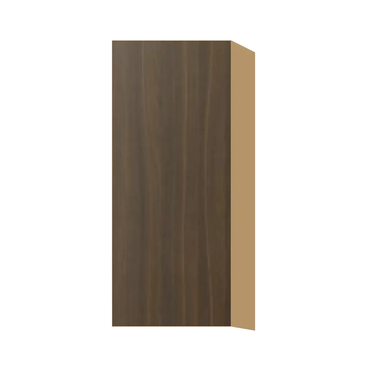 Contemporary 36" tall wall single door cabinet, Golden Shadow door, P-Box (Prestige)