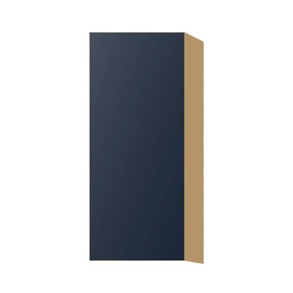 Contemporary 36" tall wall single door cabinet, Matte Blue door, P-Box (Prestige)
