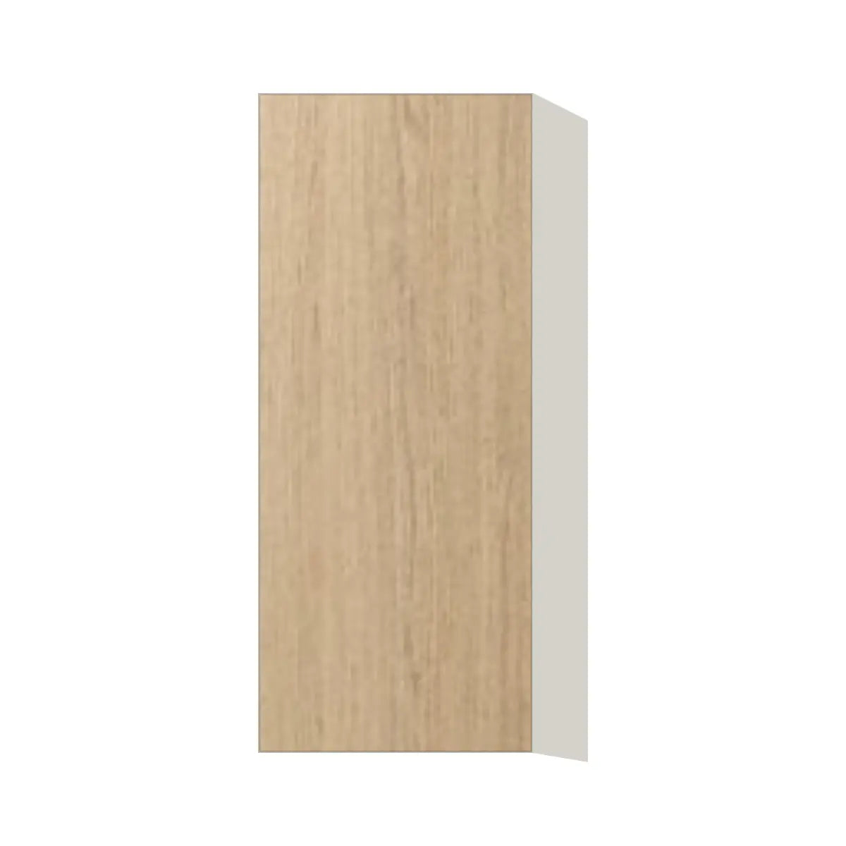 Contemporary 36" tall wall single door cabinet, Modern Oak door, L-Box (Luxury)