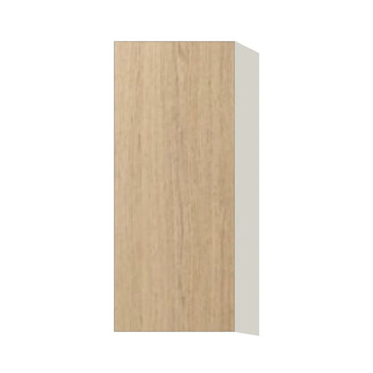 Contemporary 36" tall wall single door cabinet, Modern Oak door, L-Box (Luxury)