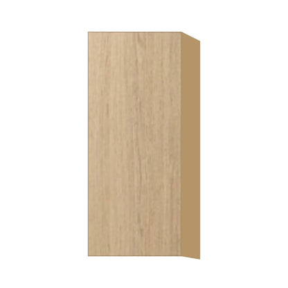Contemporary 36" tall wall single door cabinet, Modern Oak door, P-Box (Prestige)
